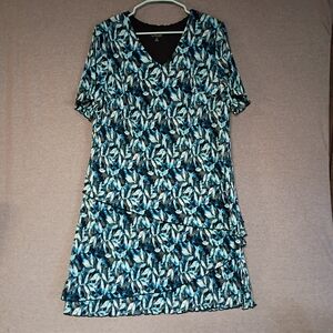 Connected Apparel Elegant Black Dress 18W